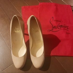 Christian louboutin 120mm simple  platform pump